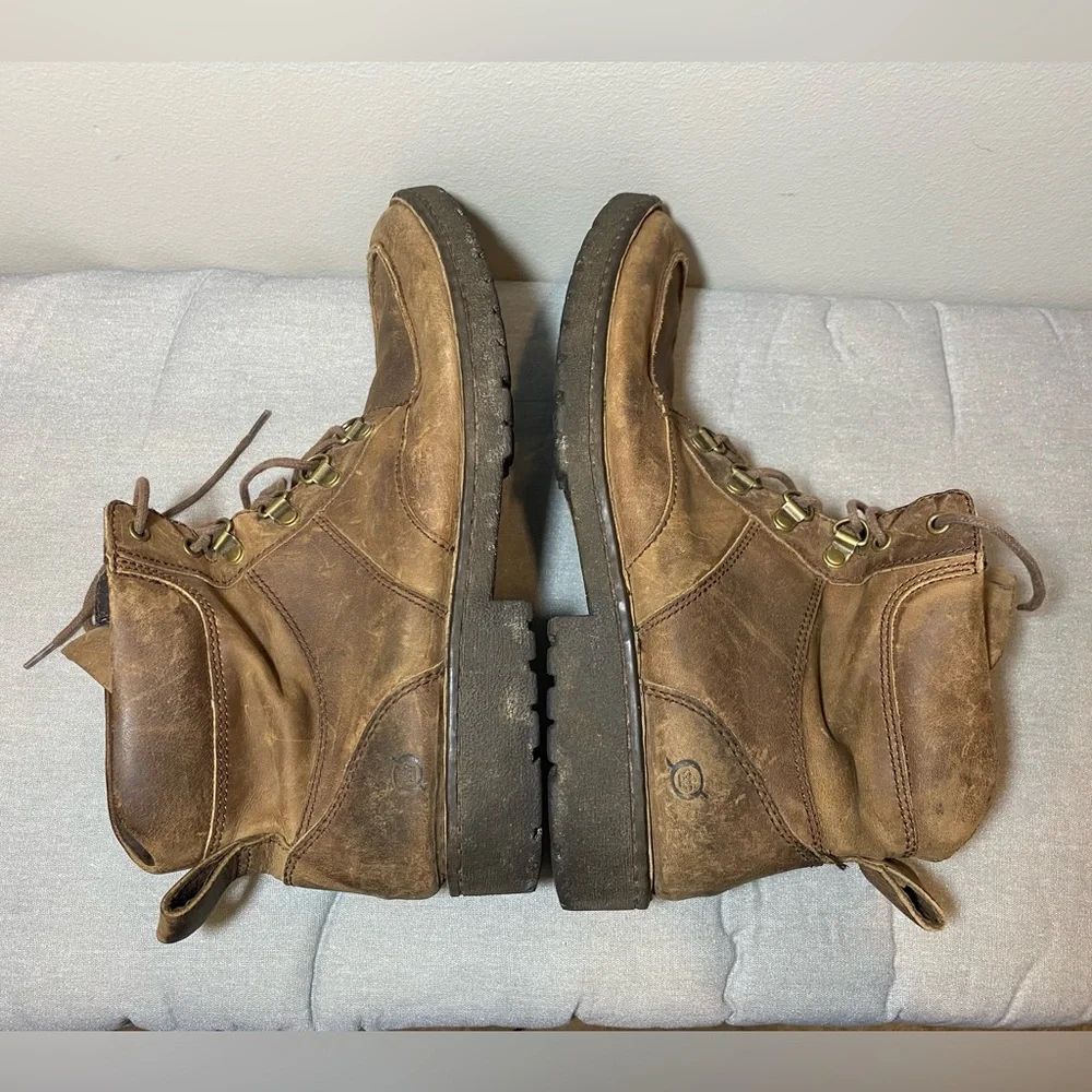 Born Leather Lace Up Hiking Boots